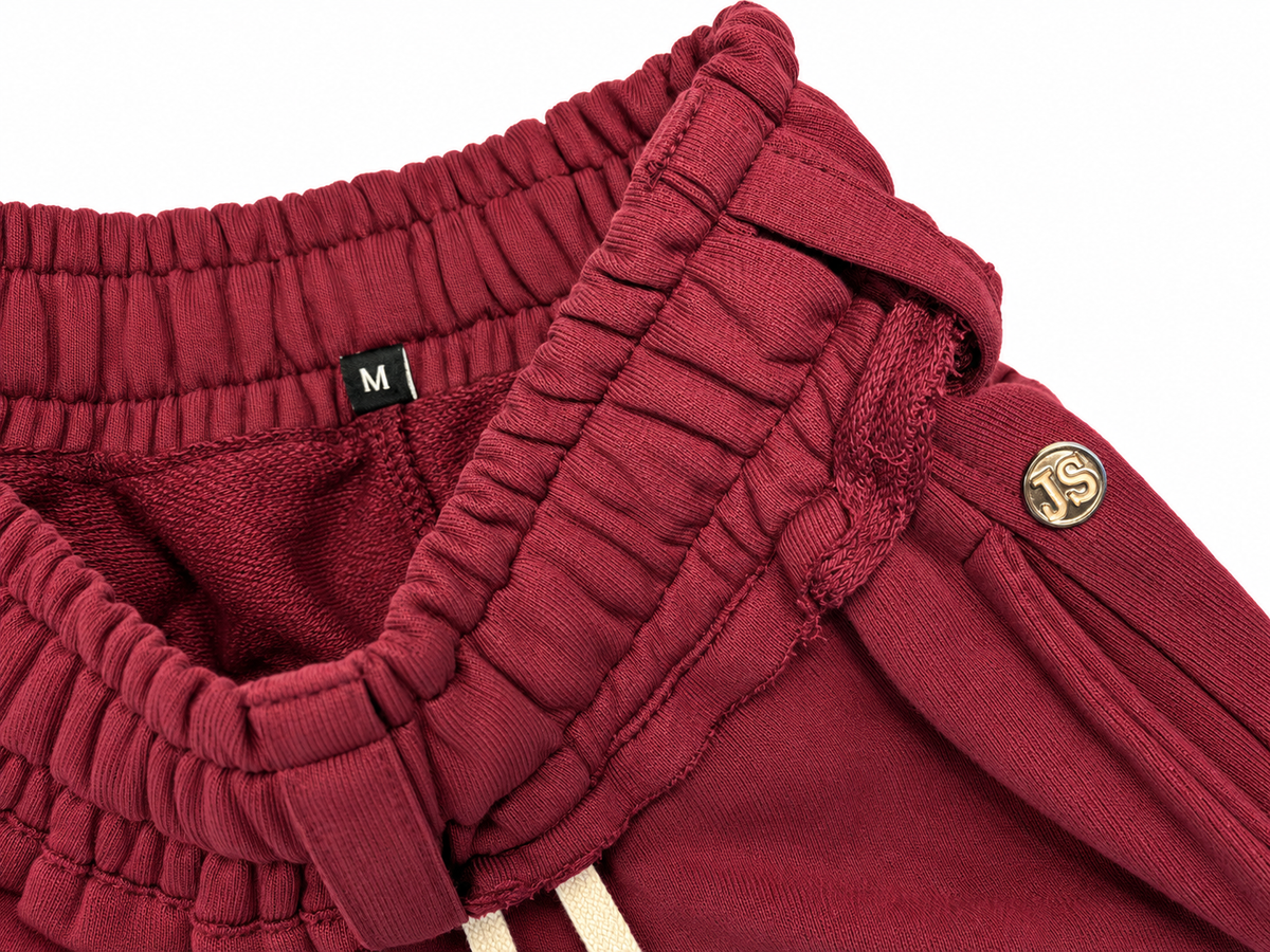 JSIS University Sweatpants Burgundy