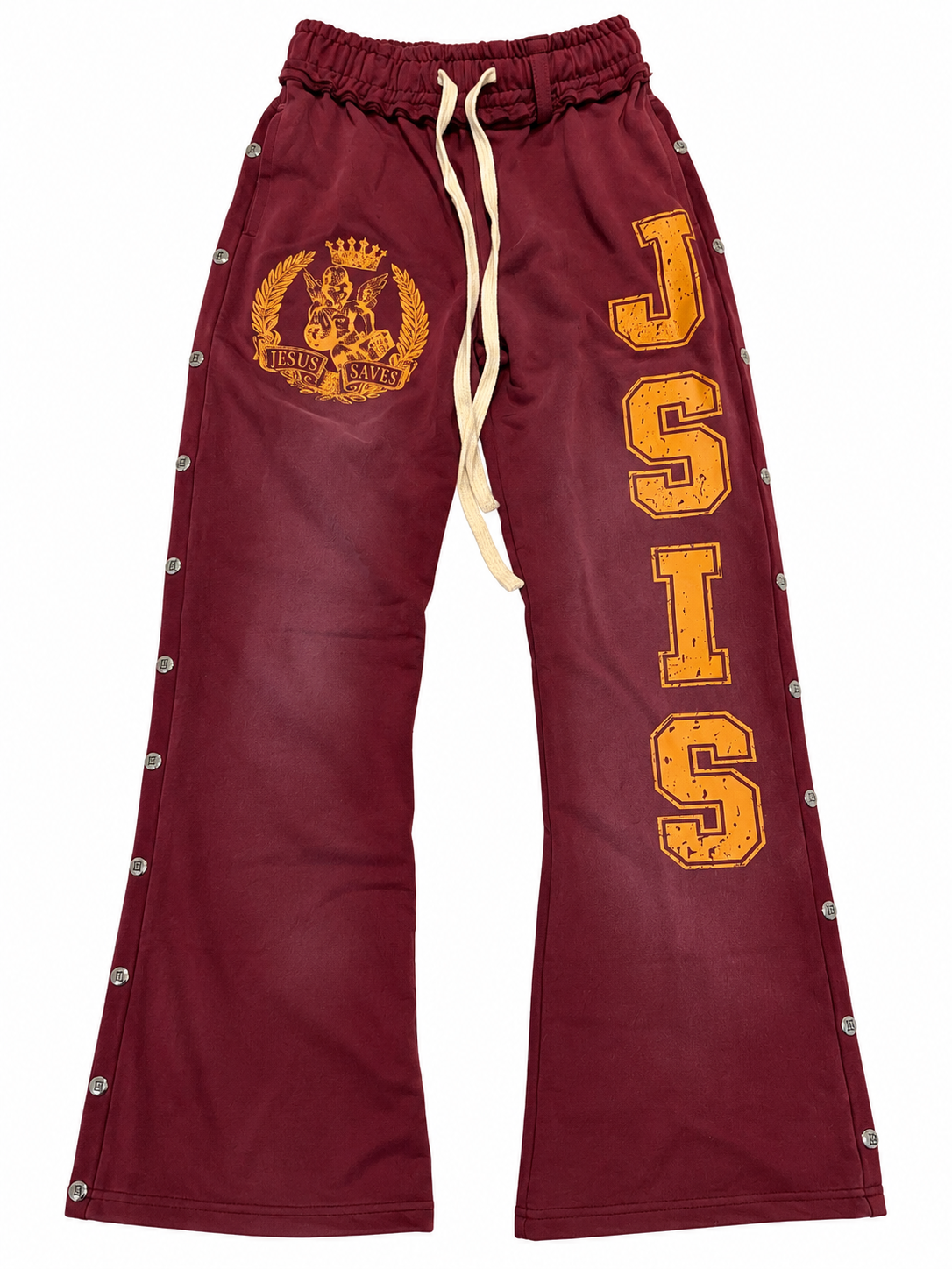 JSIS University Sweatpants Burgundy
