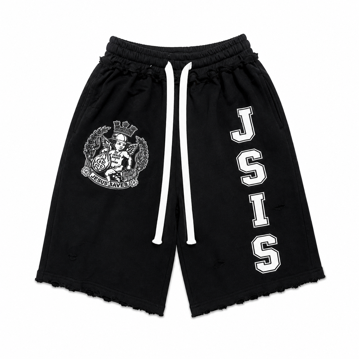 JSIS 3/4’s Shorts Black