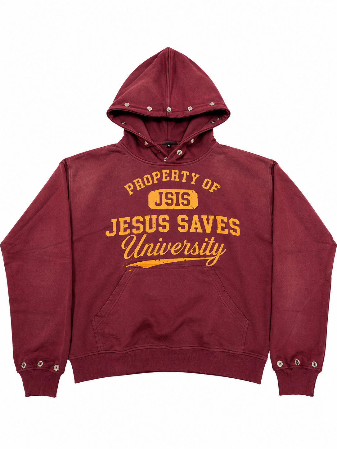 JSIS University Hoodie Burgundy